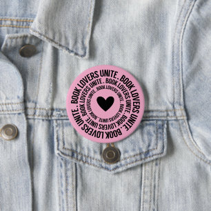 Book Lovers Unite 7.5 Cm Round Badge
