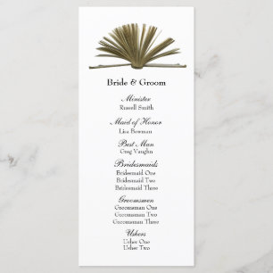 Book Lovers Wedding Program Programme