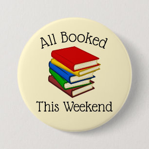 Book Lovers Weekend Button