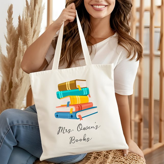 Book Lovers Women Librarian Bookish Readers Custom Tote Bag (Creator Uploaded)