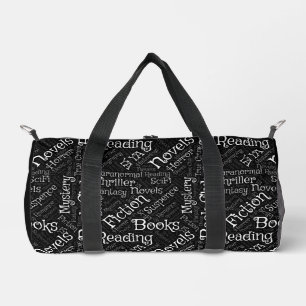 Book Lovers Word Cloud Duffle Bag