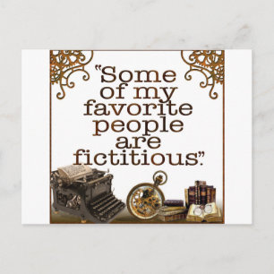 Book Lovers / Writers & Authors Postcard