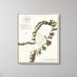 Book Map of Alaska Canvas Print