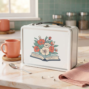 Book Metal Lunch Box