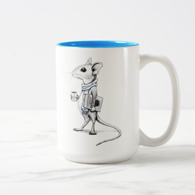 Book Mouse Mug (Right)