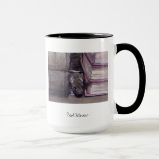 'Book Mouse' Painted in Waterclour Mug