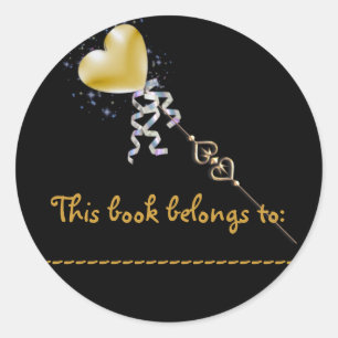 Book Name Sticker (Magic Wand)