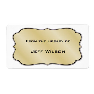 Book Nameplate Labels