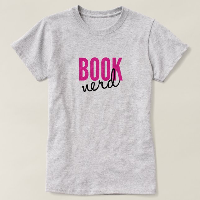 Book Nerd 2 T-Shirt (Design Front)