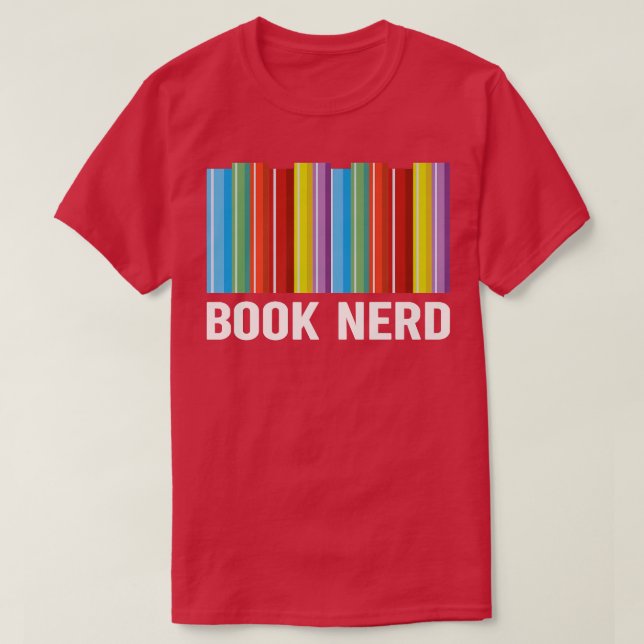 Book Nerd Books Lover Bookworm Bookworm Reader G T-Shirt (Design Front)