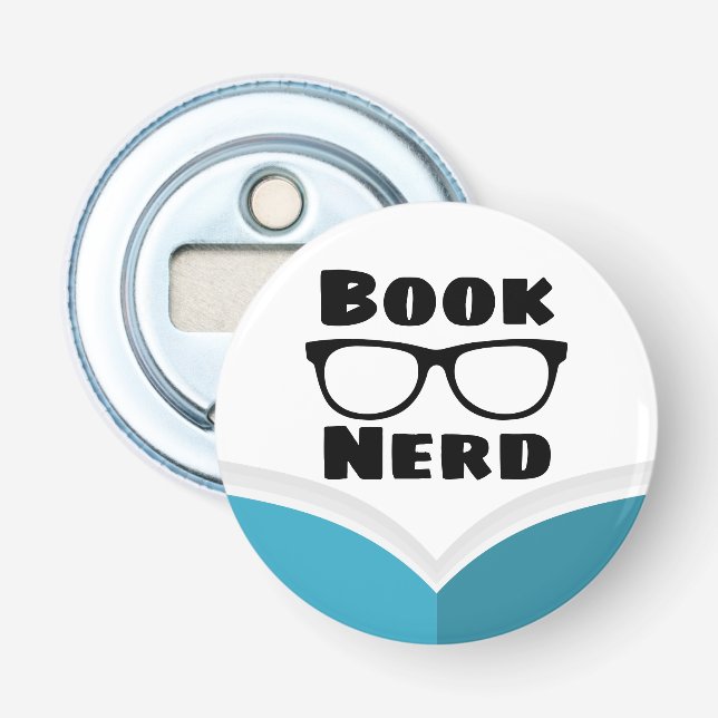 Book Nerd Bottle Opener (Front)