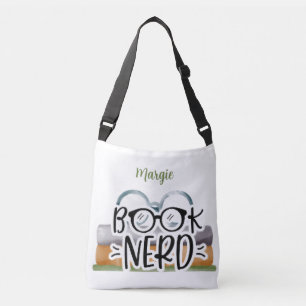 Book Nerd Personalised Crossbody Bag