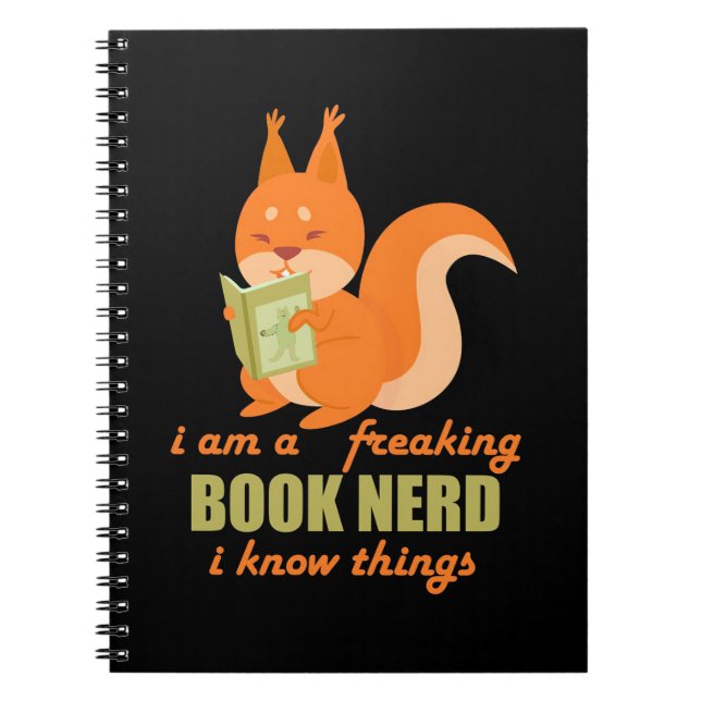 Book Nerd Squirrel (Front)
