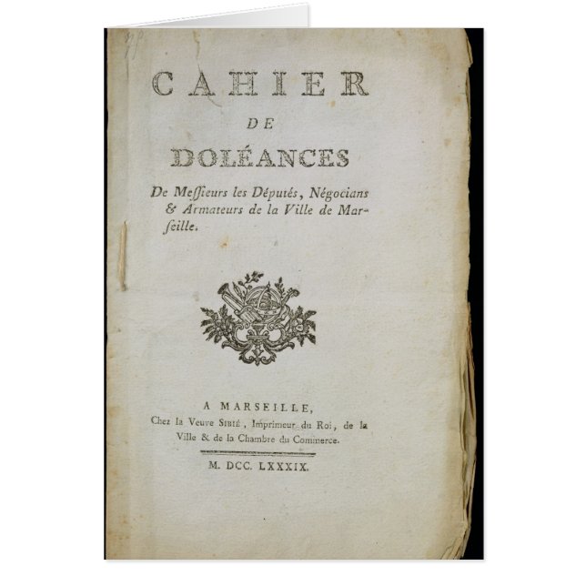 Book of Complaints' (Front)