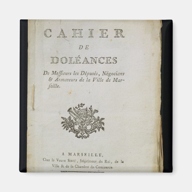 Book of Complaints' Magnet (Front)