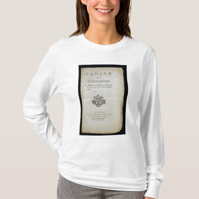 Book of Complaints' T-Shirt (Front)