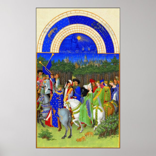 Book of Hours for May LimbourgMay Poster (Front)
