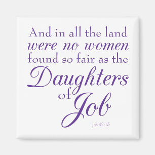 Book of Job Bible Verse Magnet