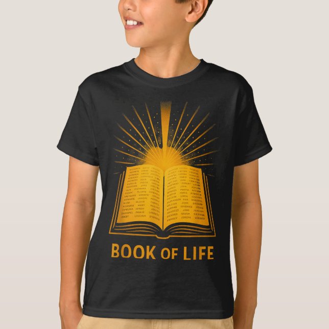Book Of Life Christian Spiritual Bible Verse Inspi T-Shirt (Front)