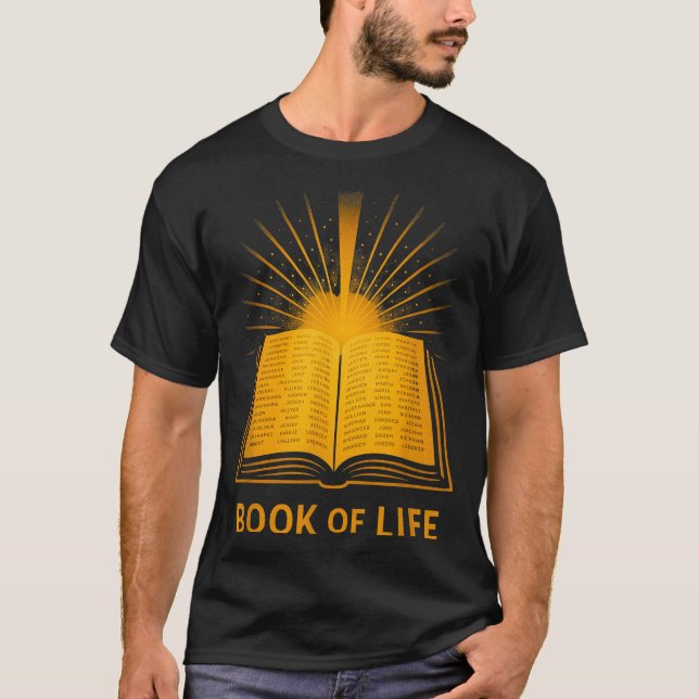 Book Of Life Christian Spiritual Bible Verse Inspi T-Shirt (Front)