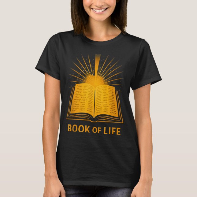 Book Of Life Christian Spiritual Bible Verse Inspi T-Shirt (Front)