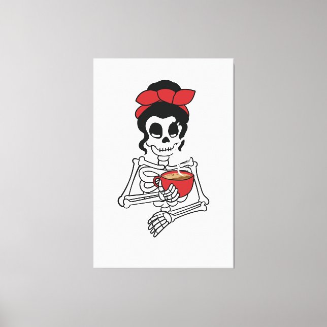 Book of Mormon Musical Spooky Mormon Hell Dream Pu Canvas Print (Front)