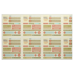 Book of Mormon reading chart fabric. Fabric