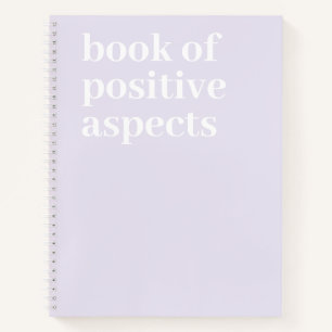 Book of Positive Aspects Simple Notebook