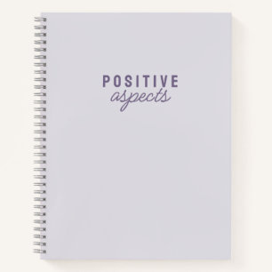 Book of Positive Aspects Simple Notebook