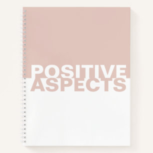 Book of Positive Aspects Two-Tone Notebook