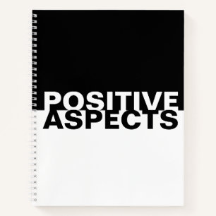 Book of Positive Aspects Two-Tone Notebook