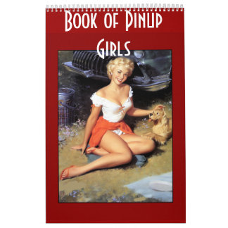 Book of Retro Pinup Girls 14 Images Calendar