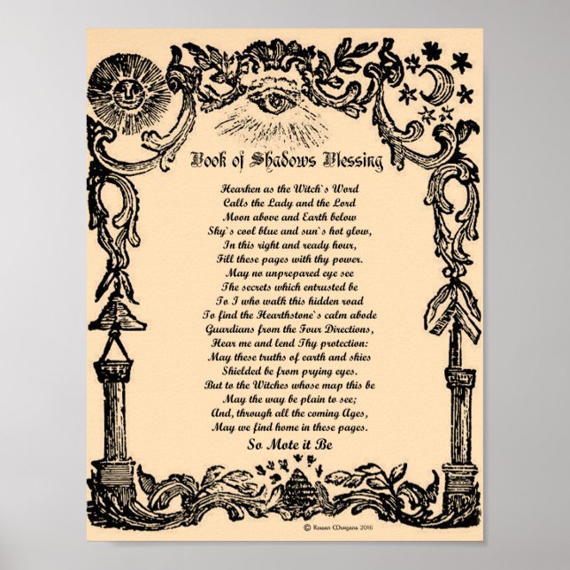 BOOK of SHADOWS BLESSING Poster (Front)