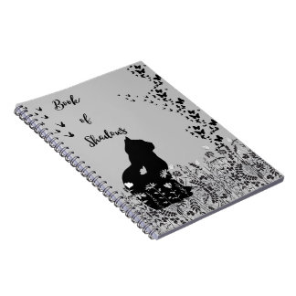 Book of Shadows Photo Notebook Cat Butterflies