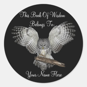 Book Of Wisdom Book Plate Sticker