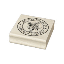 BOOK OWNER SEAL RUBBER STAMP