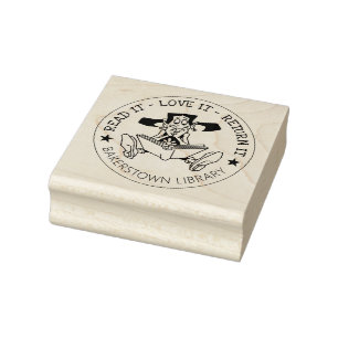 BOOK OWNER SEAL RUBBER STAMP