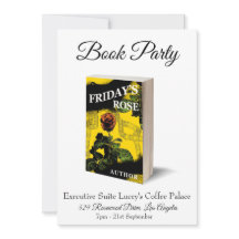 Book Party Launch  Release Invitation