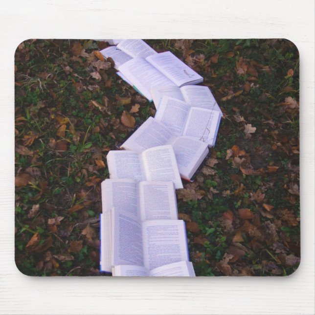 Book Path Reading Reader Mouse Mat (Front)
