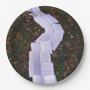 Book Path Reading Reader Paper Plate