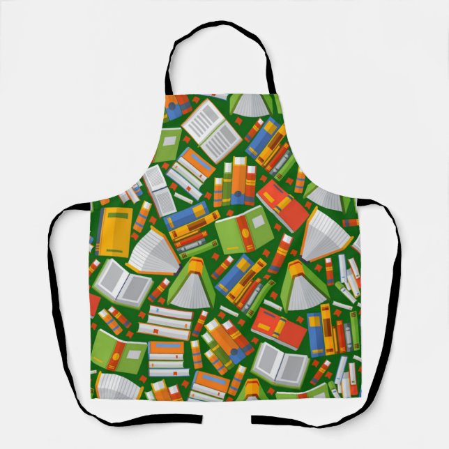 Book pattern apron (Front)