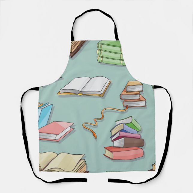 Book pattern apron (Front)