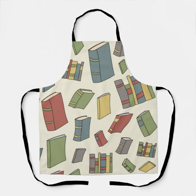 Book pattern apron (Front)