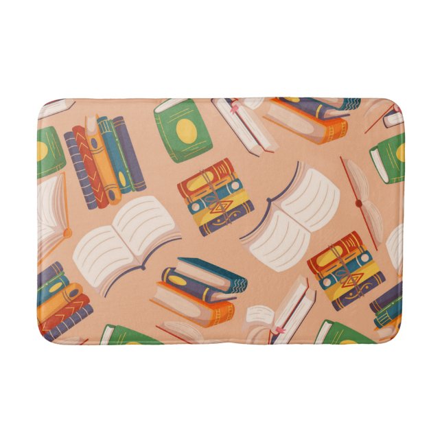 Book pattern bath mat (Front)