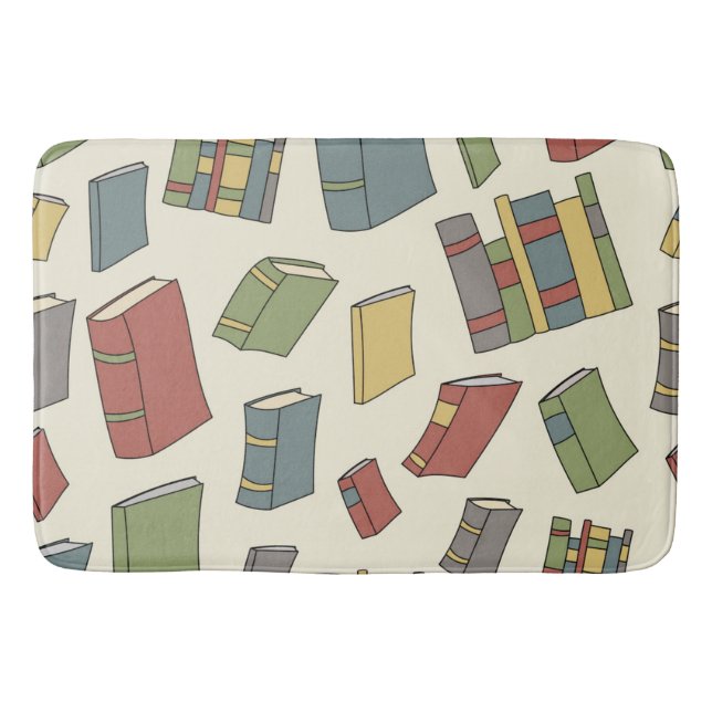 Book pattern bath mat (Front)