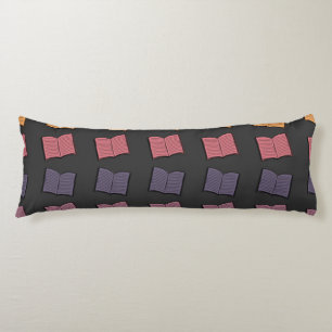 Book pattern body cushion