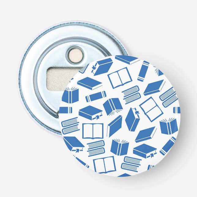 Book pattern bottle opener (Front)