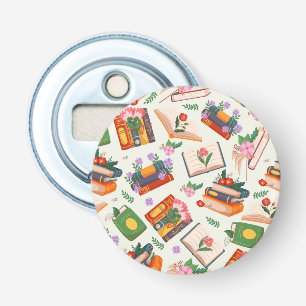 Book pattern bottle opener