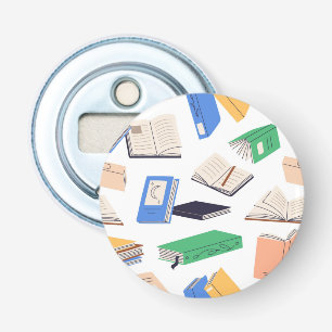Book pattern bottle opener