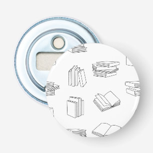 Book pattern bottle opener